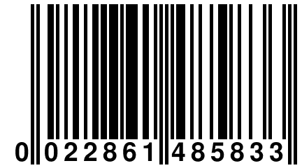 0 022861 485833