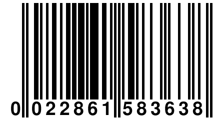 0 022861 583638