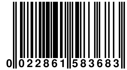 0 022861 583683