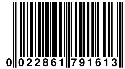 0 022861 791613