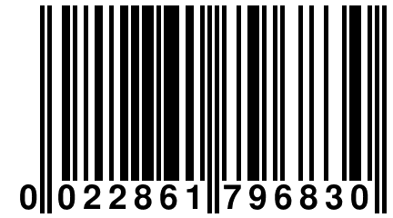 0 022861 796830