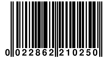 0 022862 210250