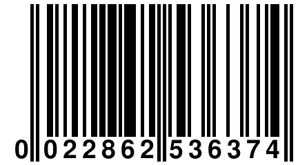 0 022862 536374