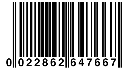 0 022862 647667