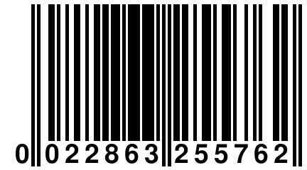 0 022863 255762