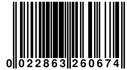 0 022863 260674