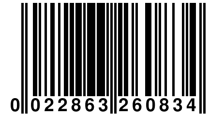 0 022863 260834