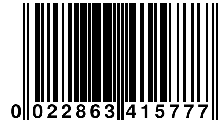 0 022863 415777