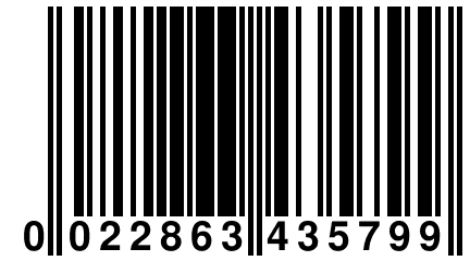 0 022863 435799