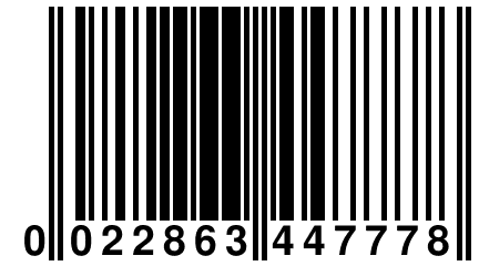 0 022863 447778