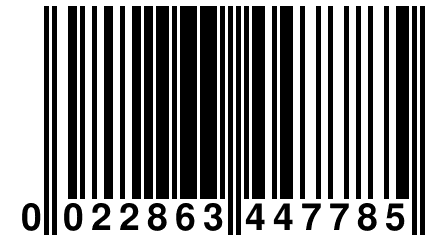 0 022863 447785