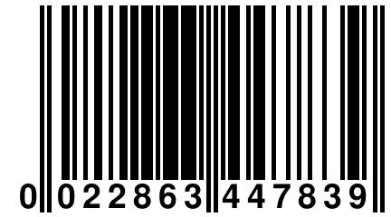 0 022863 447839