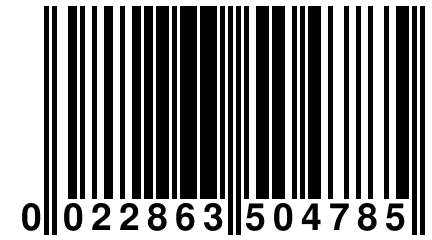 0 022863 504785