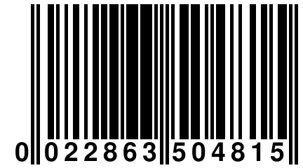 0 022863 504815