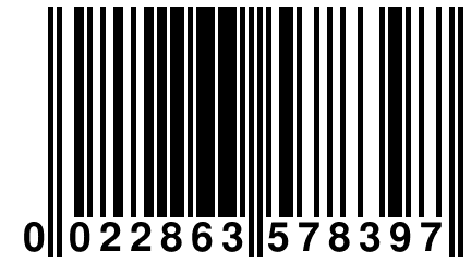 0 022863 578397