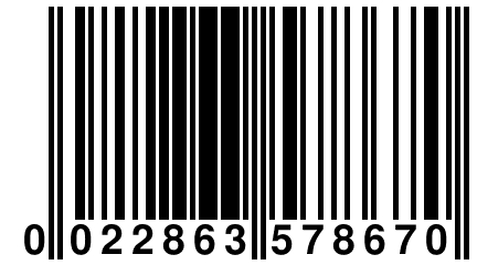 0 022863 578670