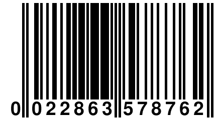 0 022863 578762