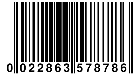 0 022863 578786