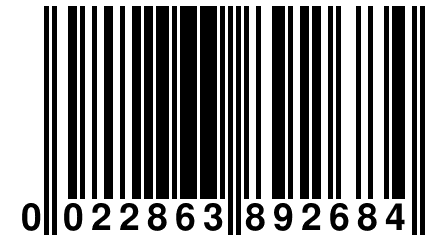 0 022863 892684