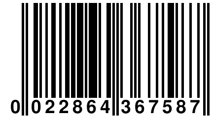 0 022864 367587