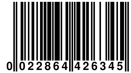 0 022864 426345