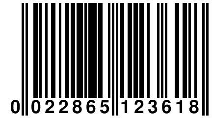 0 022865 123618