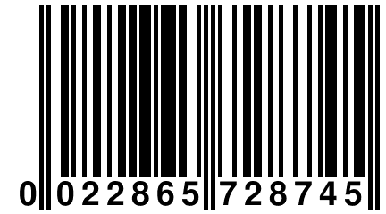 0 022865 728745