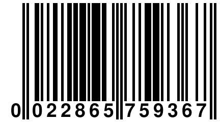 0 022865 759367