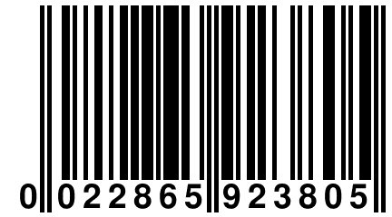 0 022865 923805