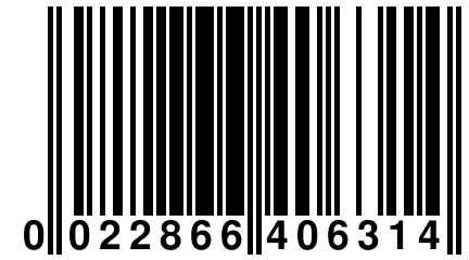 0 022866 406314