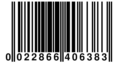 0 022866 406383