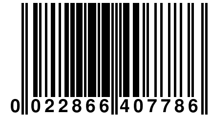 0 022866 407786