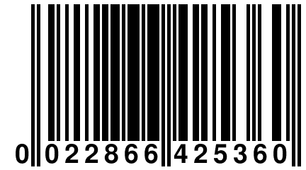 0 022866 425360