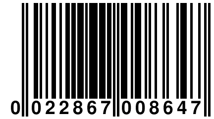 0 022867 008647