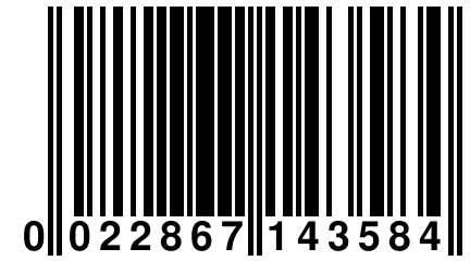 0 022867 143584