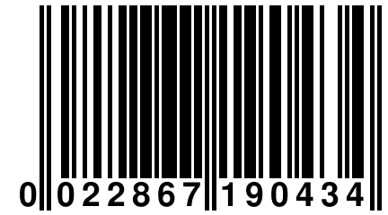 0 022867 190434