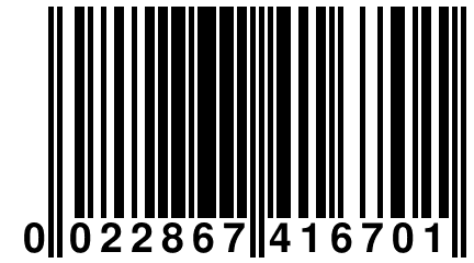 0 022867 416701