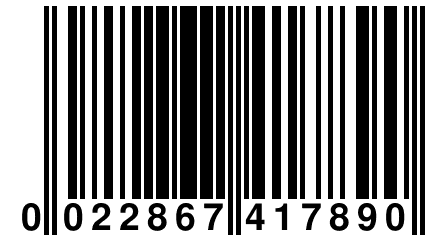 0 022867 417890