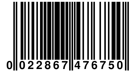 0 022867 476750