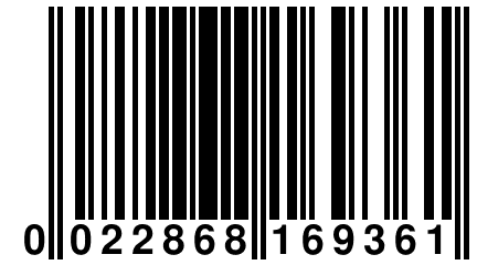 0 022868 169361