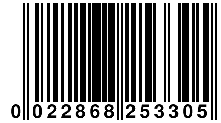 0 022868 253305