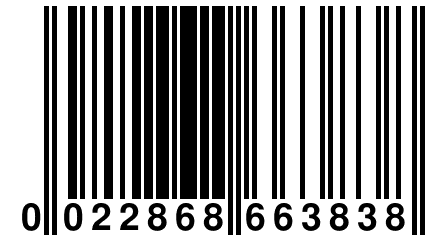 0 022868 663838