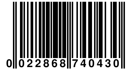 0 022868 740430