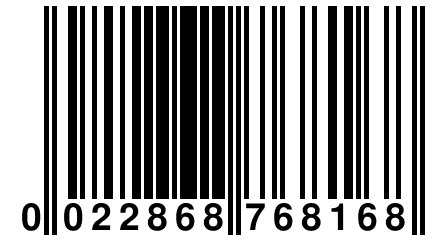 0 022868 768168