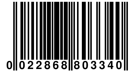 0 022868 803340