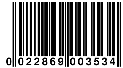 0 022869 003534