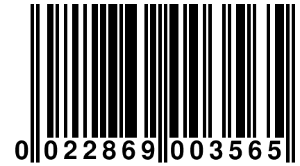 0 022869 003565