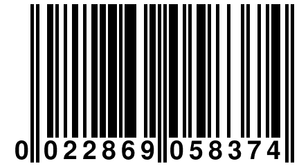 0 022869 058374