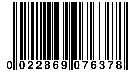 0 022869 076378