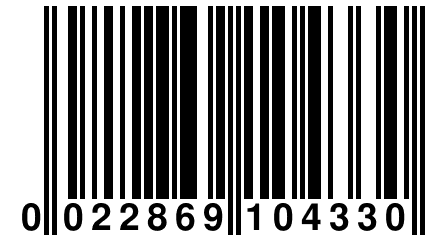 0 022869 104330